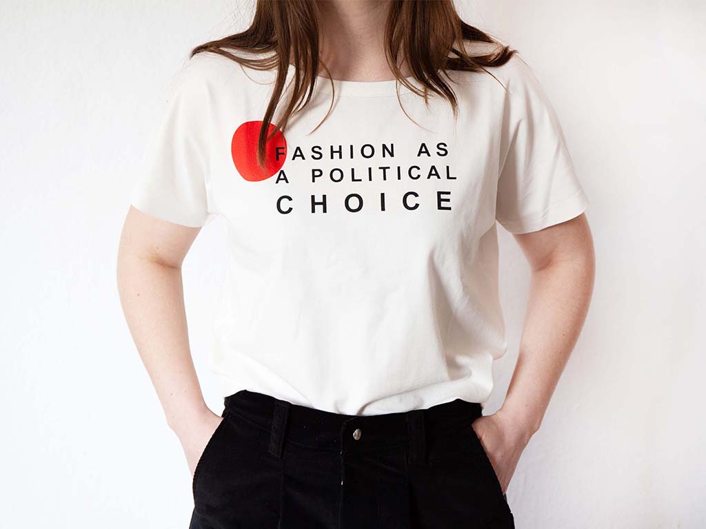 Kluntje Statement-Shirt Political as a political choice